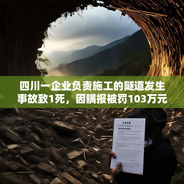 四川一企业负责施工的隧道发生事故致1死，因瞒报被罚103万元