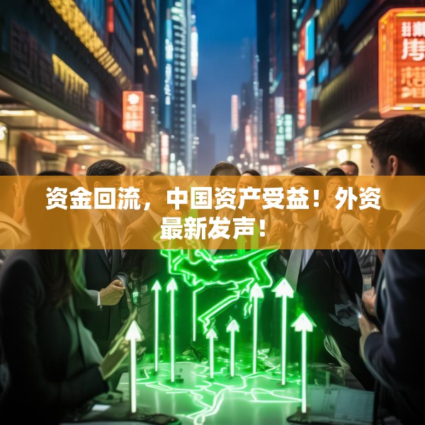 资金回流，中国资产受益！外资最新发声！