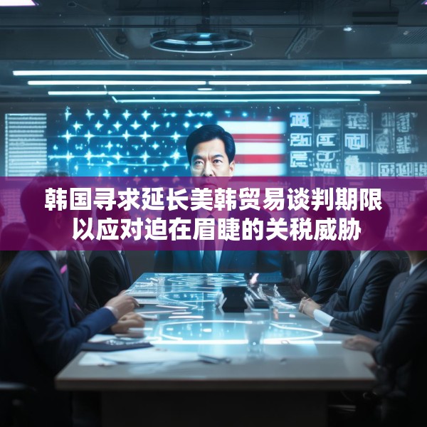韩国寻求延长美韩贸易谈判期限 以应对迫在眉睫的关税威胁