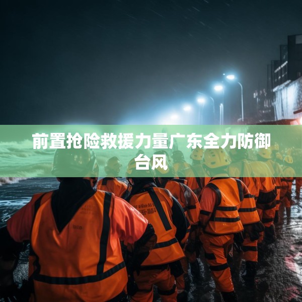 前置抢险救援力量广东全力防御台风