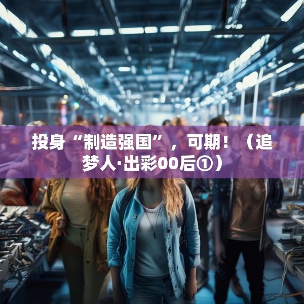 投身“制造强国”，可期！（追梦人·出彩00后①）