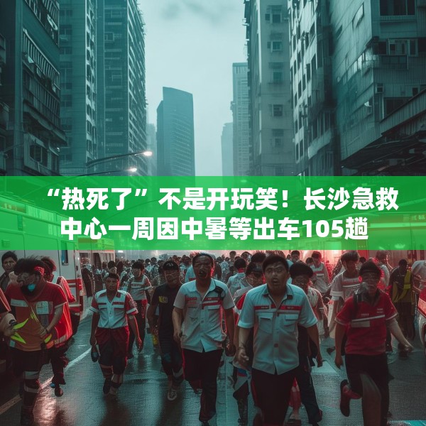 “热死了”不是开玩笑！长沙急救中心一周因中暑等出车105趟