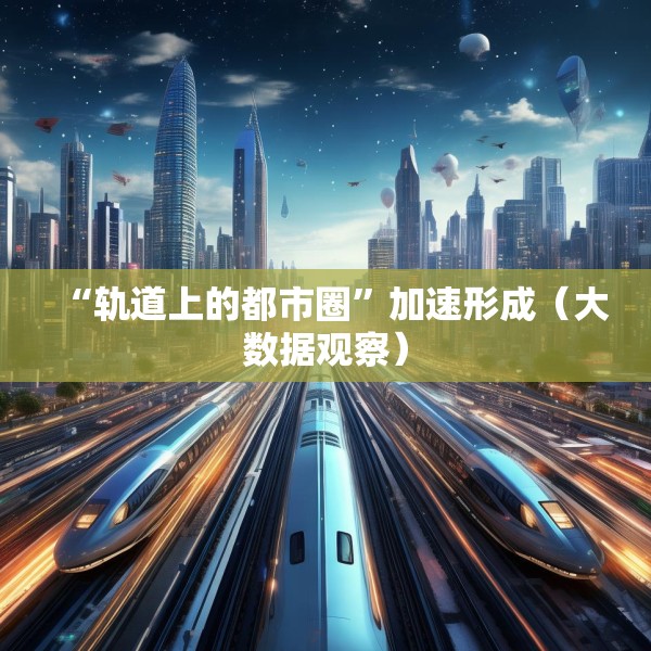 “轨道上的都市圈”加速形成（大数据观察）