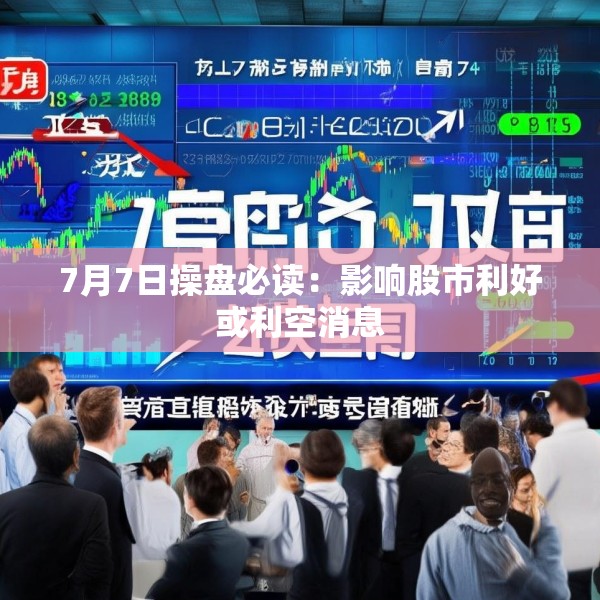 7月7日操盘必读：影响股市利好或利空消息