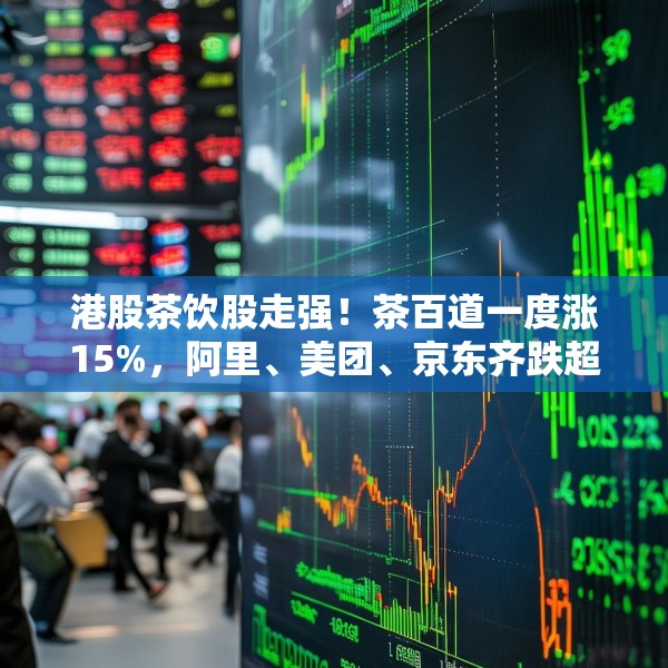 港股茶饮股走强！茶百道一度涨15%，阿里、美团、京东齐跌超1%