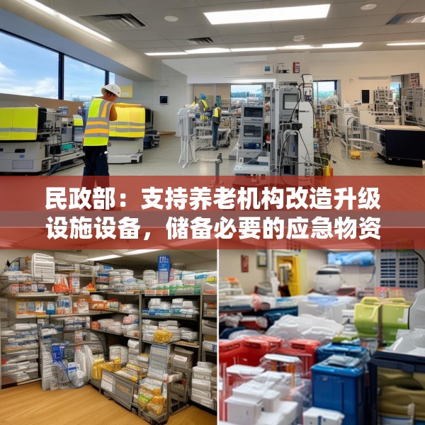 民政部：支持养老机构改造升级设施设备，储备必要的应急物资