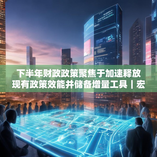 下半年财政政策聚焦于加速释放现有政策效能并储备增量工具｜宏观晚6点