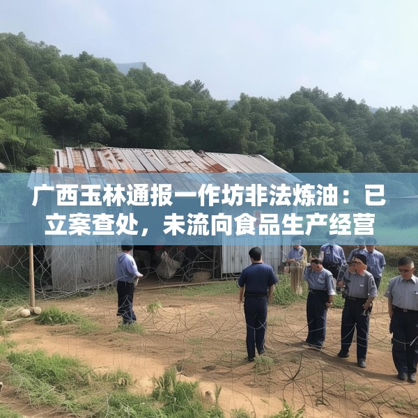 广西玉林通报一作坊非法炼油：已立案查处，未流向食品生产经营领域