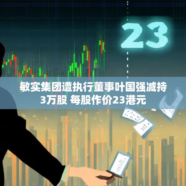敏实集团遭执行董事叶国强减持3万股 每股作价23港元