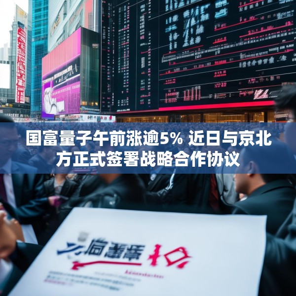 国富量子午前涨逾5% 近日与京北方正式签署战略合作协议
