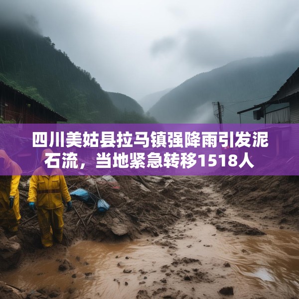 四川美姑县拉马镇强降雨引发泥石流，当地紧急转移1518人