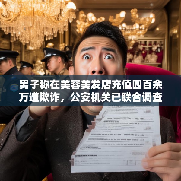男子称在美容美发店充值四百余万遭欺诈，公安机关已联合调查
