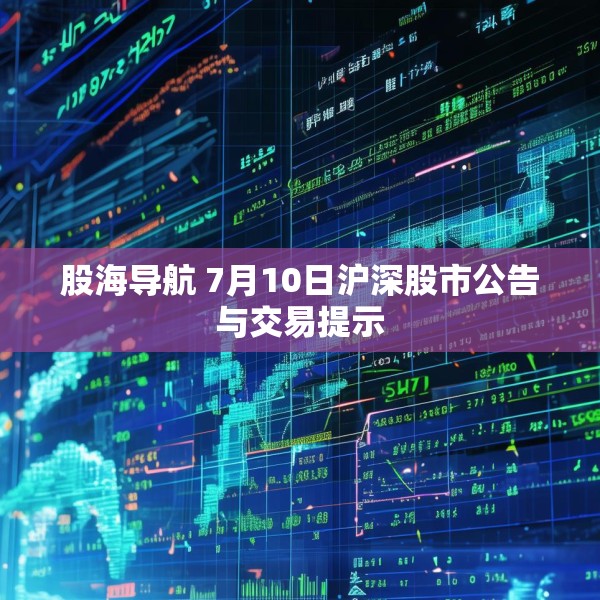 股海导航 7月10日沪深股市公告与交易提示