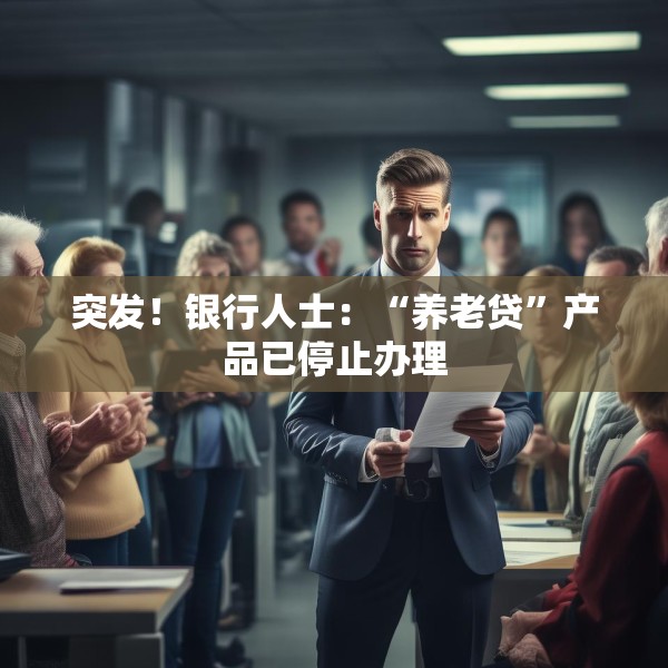 突发！银行人士：“养老贷”产品已停止办理