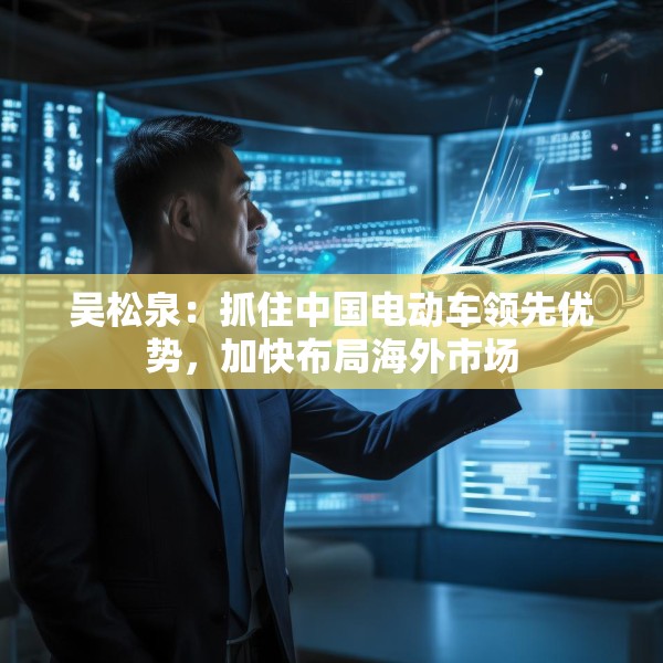 吴松泉：抓住中国电动车领先优势，加快布局海外市场
