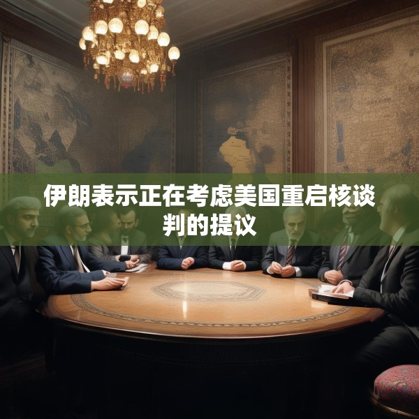 伊朗表示正在考虑美国重启核谈判的提议