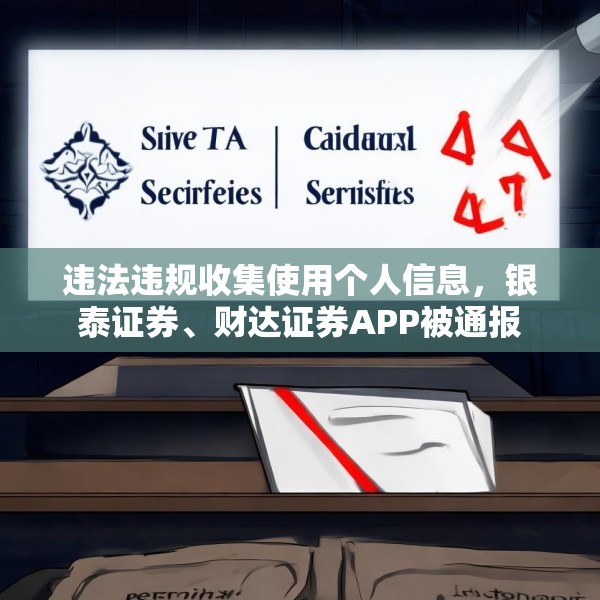 违法违规收集使用个人信息，银泰证券、财达证券APP被通报