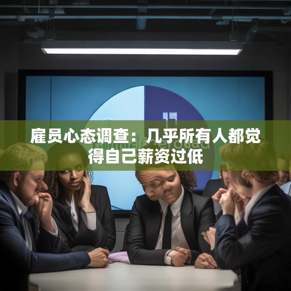 雇员心态调查：几乎所有人都觉得自己薪资过低