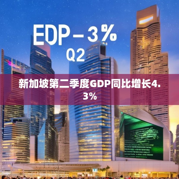 新加坡第二季度GDP同比增长4.3%
