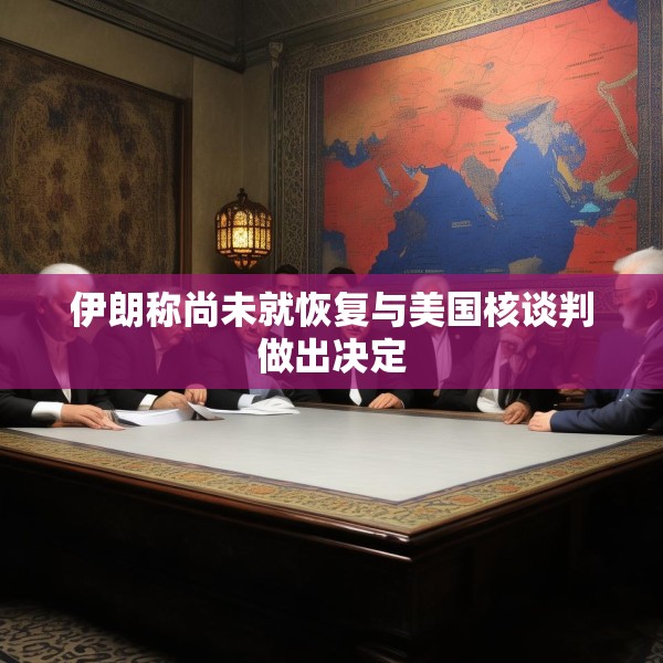 伊朗称尚未就恢复与美国核谈判做出决定