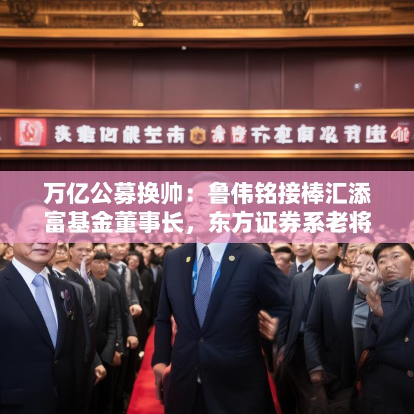 万亿公募换帅：鲁伟铭接棒汇添富基金董事长，东方证券系老将掌舵资管巨头