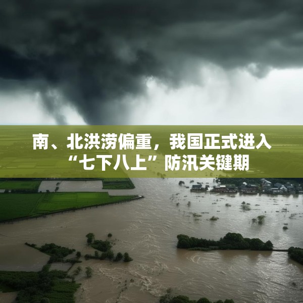 南、北洪涝偏重，我国正式进入“七下八上”防汛关键期