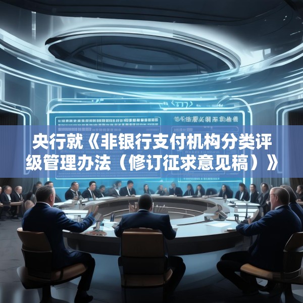 央行就《非银行支付机构分类评级管理办法（修订征求意见稿）》公开征求意见