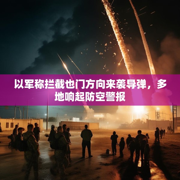 以军称拦截也门方向来袭导弹，多地响起防空警报