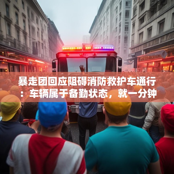 暴走团回应阻碍消防救护车通行：车辆属于备勤状态，就一分钟
