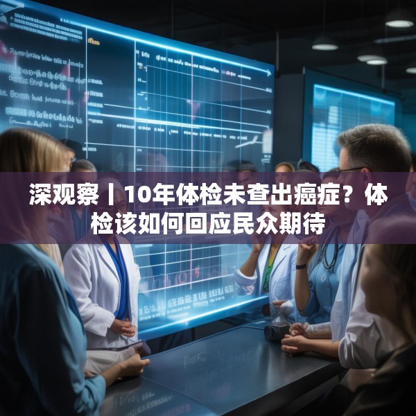 深观察丨10年体检未查出癌症？体检该如何回应民众期待