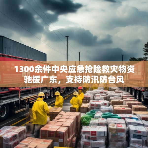 1300余件中央应急抢险救灾物资驰援广东，支持防汛防台风