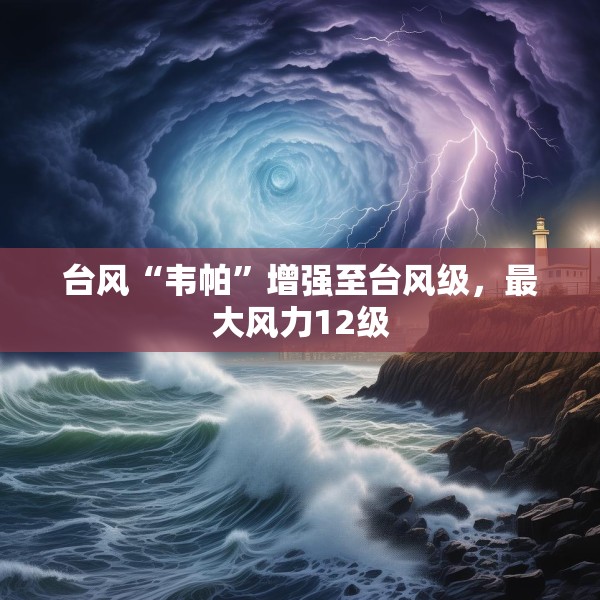 台风“韦帕”增强至台风级，最大风力12级