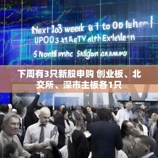 下周有3只新股申购 创业板、北交所、深市主板各1只