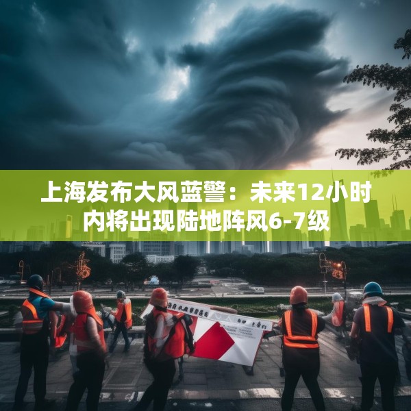上海发布大风蓝警：未来12小时内将出现陆地阵风6-7级