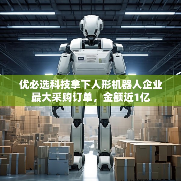 优必选科技拿下人形机器人企业最大采购订单，金额近1亿