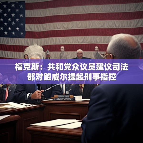 福克斯：共和党众议员建议司法部对鲍威尔提起刑事指控