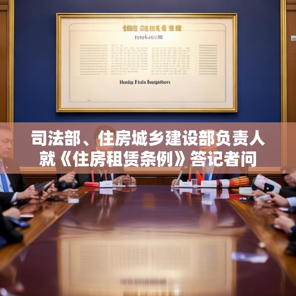 司法部、住房城乡建设部负责人就《住房租赁条例》答记者问
